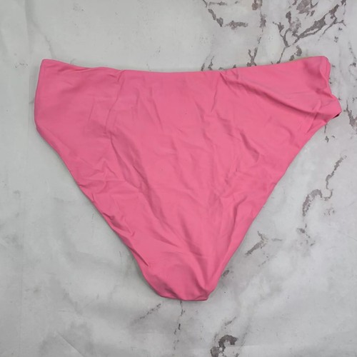 J Crew Swim Bottom 2X Pink Bikini High Cut Rise Moderate Coverage Tropical BF178 - Picture 4 of 10