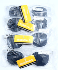 NEW 4 Pair Foster Grant Essential 61757FGXCLR Clear Frames Black Lens Sunglasses