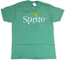 Sprite Logo Mens Green Heather T-shirt New
