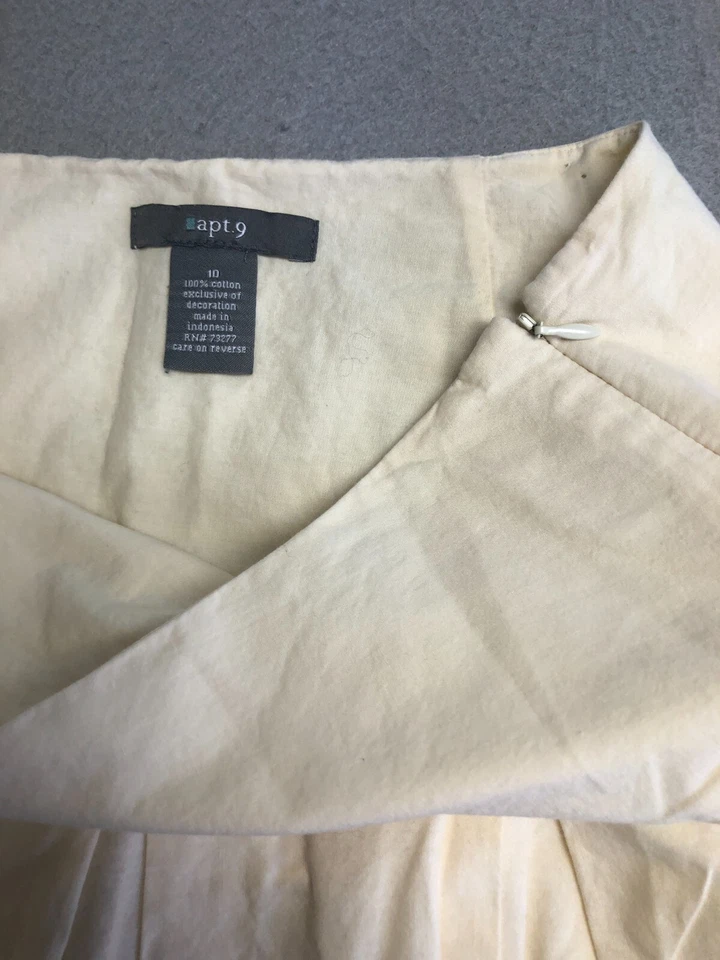 Apt 9 Skirt Womens 10 Pretty Fancy Paisley Print Garden Tea Party A-Line - Image 2 of 4