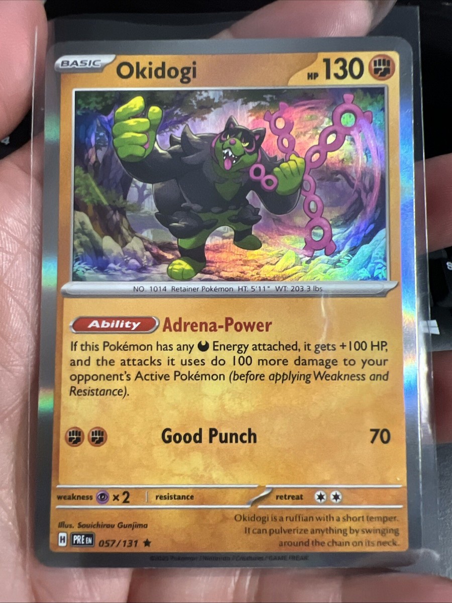 Okidogi Prismatic Evolutions Holo Rare #057/131