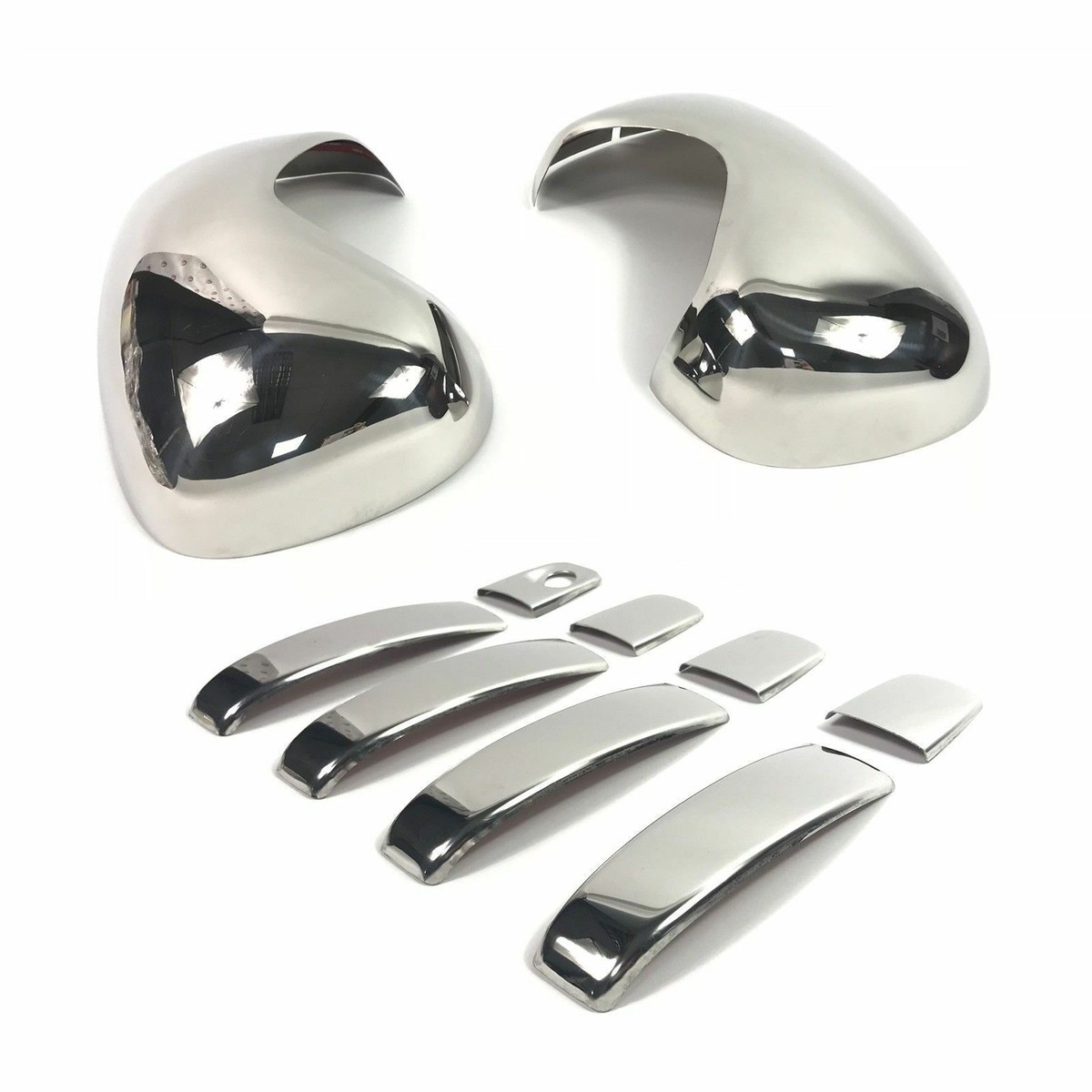 S.STEEL LHD 2017Up Peugeot Expert MK3 Chrome Door Handle Cover 4 Door