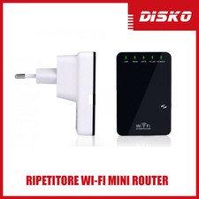 RIPETITORE WI-FI MINI ROUTER WIRELESS-N WPS ACCESS POINT INTERNET AMPLIFICATORE
