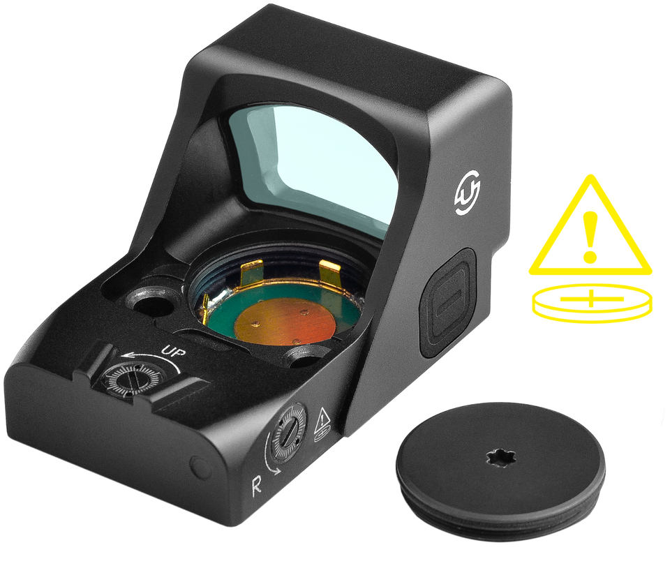 3 MOA Dot & 56 MOA Circle Reticle Green Sight for RMR Cut PSA Dagger ...