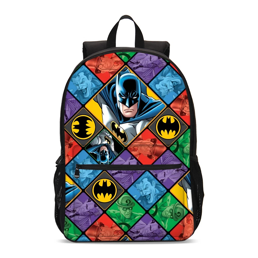 Batman Comics Cartoon Movie Students Backpack, School Bag, Back To School Gift