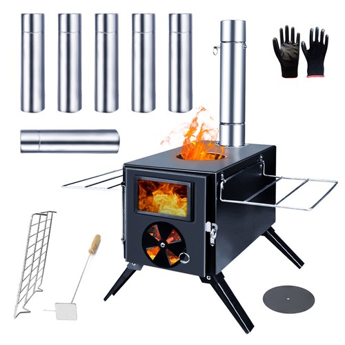 Tragbare Camping Zelt Outdoor Holzofen Ofen Kocher Camping Stove For