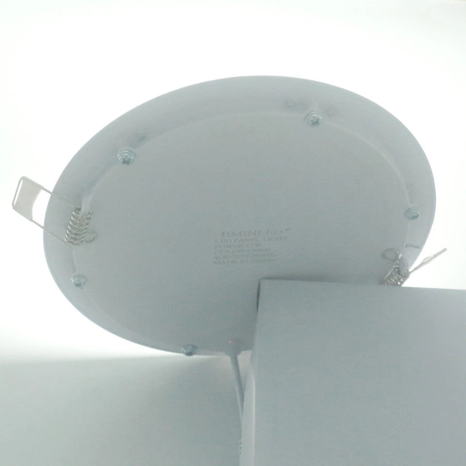 Ventiladores de luz de techo LED RGB blanco de doble color panel empotrado Downlight Spot Lamp Foto 3 de 4