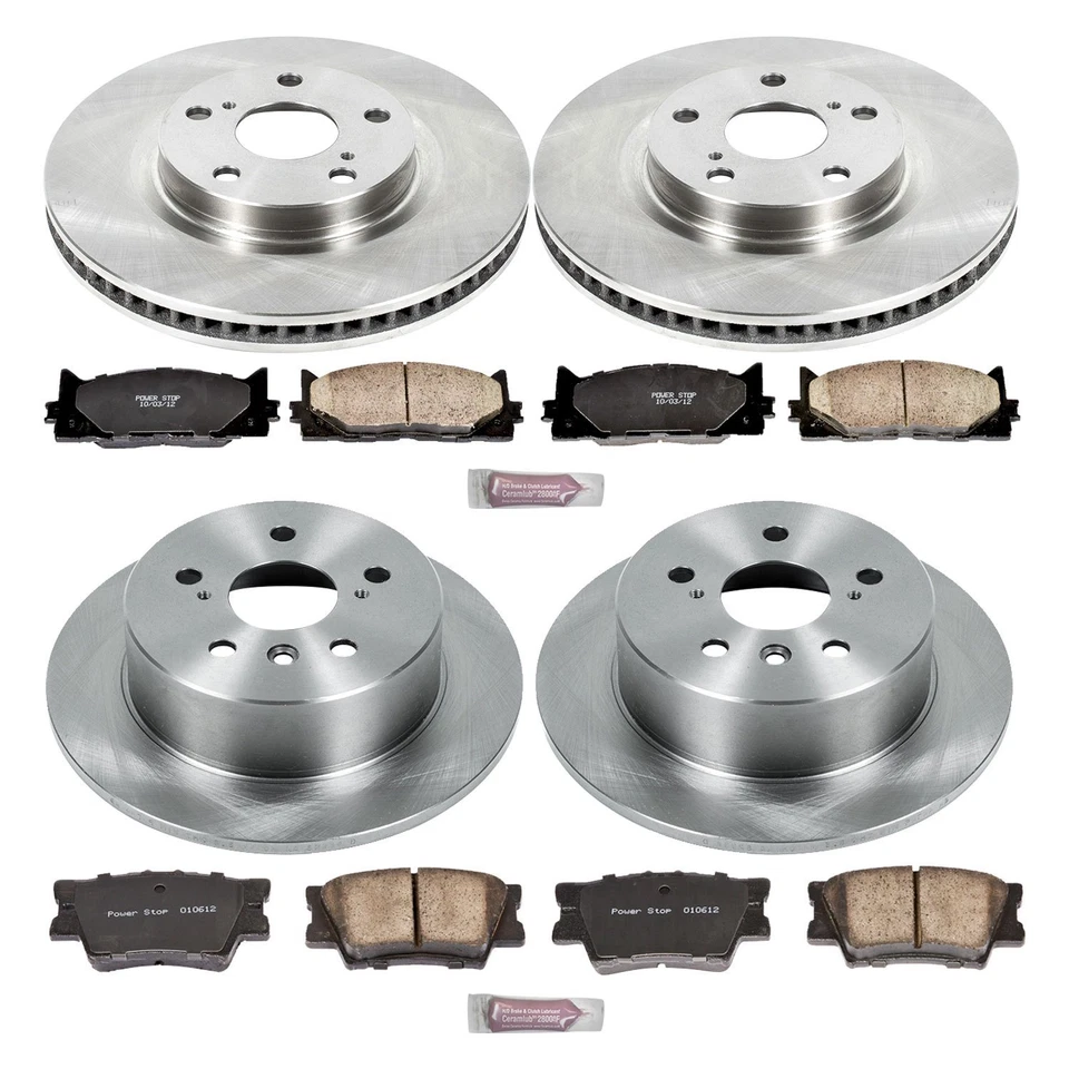 Power Stop 1-Click Autospecialty Replacement Brake Kit for 12-17 Toyota Camry - Изображение 2 из 3