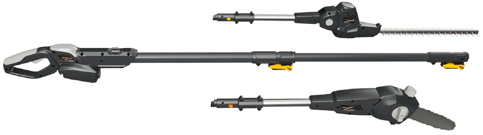 UTENSILE MULTIFUNZIONE ALPINA 20V AMT 20 LI KIT POTATORE TELESCOPICO TAGLIASIEPI