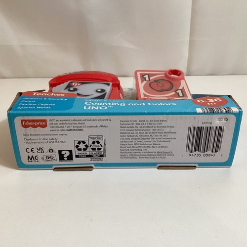 NEW Fisher-Price "Counting and Colors UNO" laugh & learn, Red, 30+ songs sounds - Picture 8 of 9