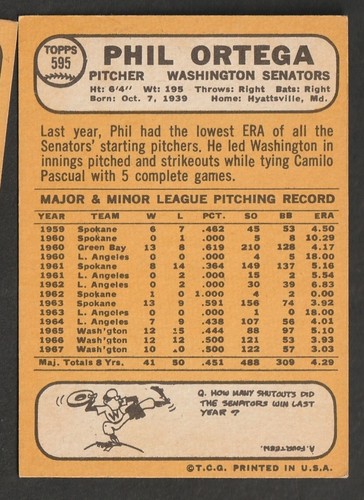1968 Topps Baseball Cards Scegli una carta a scelta 295-660 EX X-MT 1/25 Set Break - Foto 484 di 490