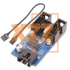 1X 9Pin USB Header Male 1 to 2 Female Extension Splitter Cable Connector Adapter