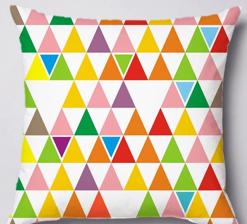 Geometrischer Kissenbezug Bezug - Bild 7 von 30
