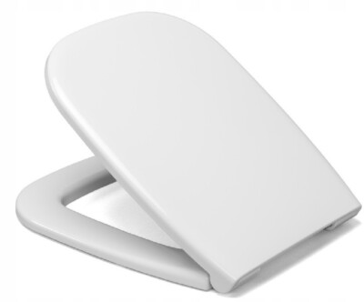 Toilettensitz kompatibel mit Duravit D-Code, Duroplast, WC-Sitz - Weiß