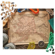Roltak – National Parks Map Jigsaw Puzzle – Made in USA