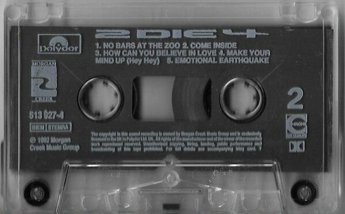 2 Die 4 – 2 Die 4 - Polydor - (Cassette Album) - 1992 - Picture 4 of 8