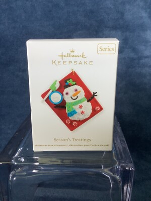 2012 Hallmark Keepsake ''Season's Treatings'' #4 In Series Snowman Cookie-G