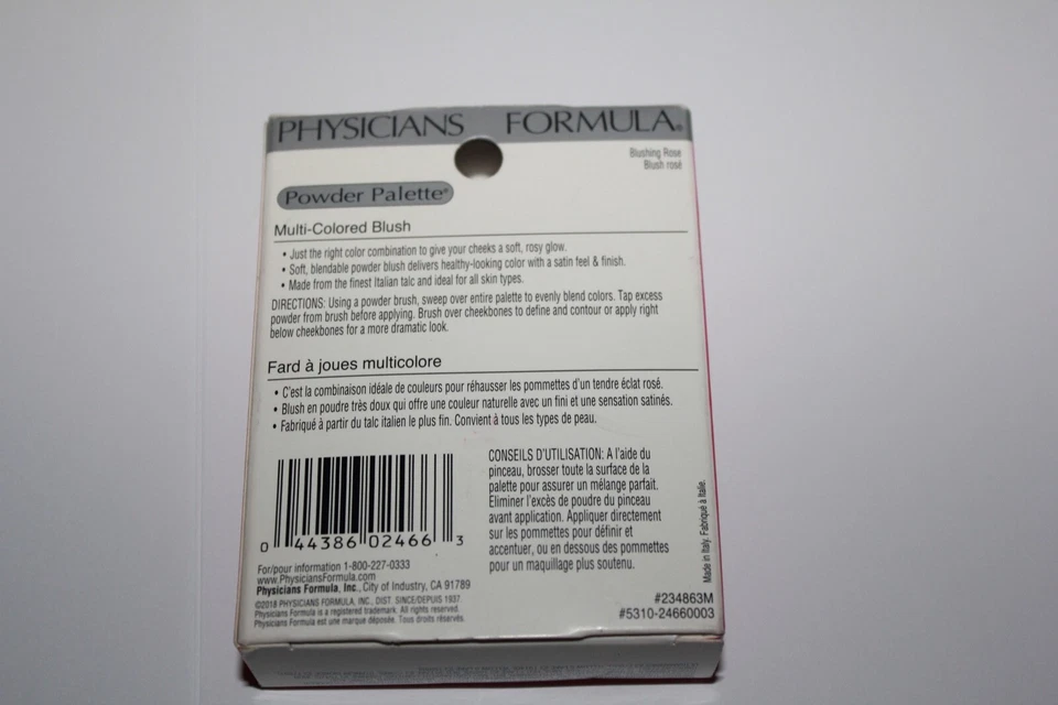 Physicians Formula Powder Palette Multi-Colored Blush #2466 Blushing Rose In Box - Image 2 of 2