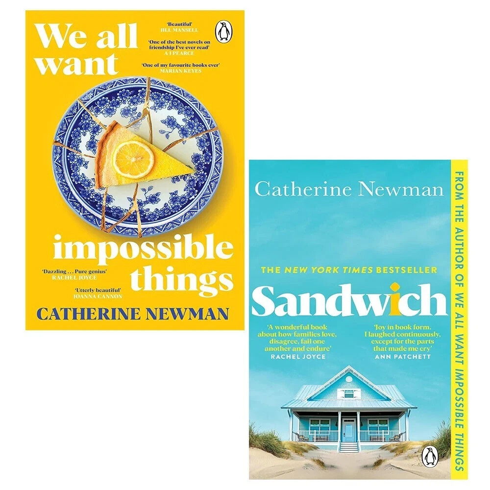 Catherine Newman Collection 2 Books Set Sandwich,We All Want Impossible Things