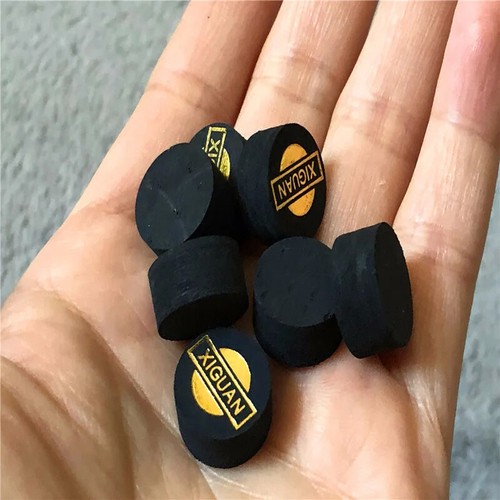 11mm/14mm Billiards Pool Cue Tips M Hardness 5 Layers Baked Leather For Snooker - Picture 10 of 28