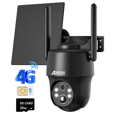ANRAN 3MP 4G LTE Cellular Security Camera No WiFi Outdoor - Main Image