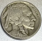 1925 P Buffalo Nickel Very Good 5 Cent US Coin - SR242