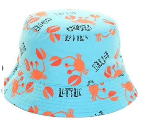 Cute Novelty Baby Toddler Boys Bucket Beach Floppy Sun Hat 100% Cotton Summer - Picture 5 of 5