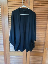 Banana Republic Sweater Cardigan Size XS/S Black Short Sleeve