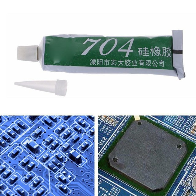 704 High Temperature Clear Silicone Rubber Sealant New Metal Adhesive