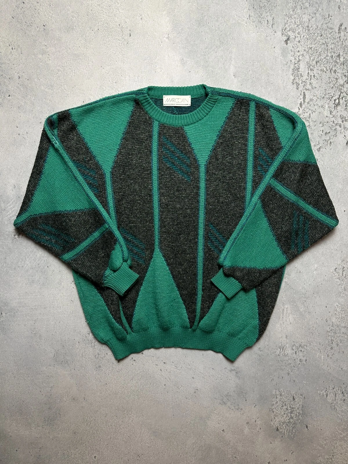 Vintage Marc Cain Wool Sweater Knitted Made In West Germany