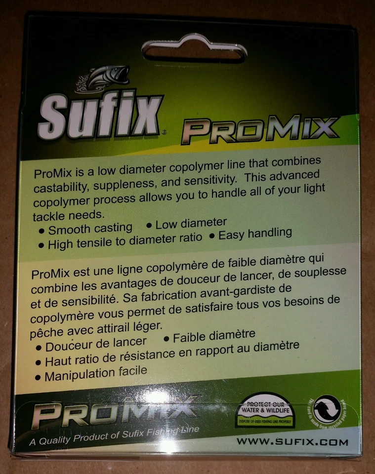 Linha de pesca Sufix Promix 12 lb platina 400 jardas - Imagem 2 de 2