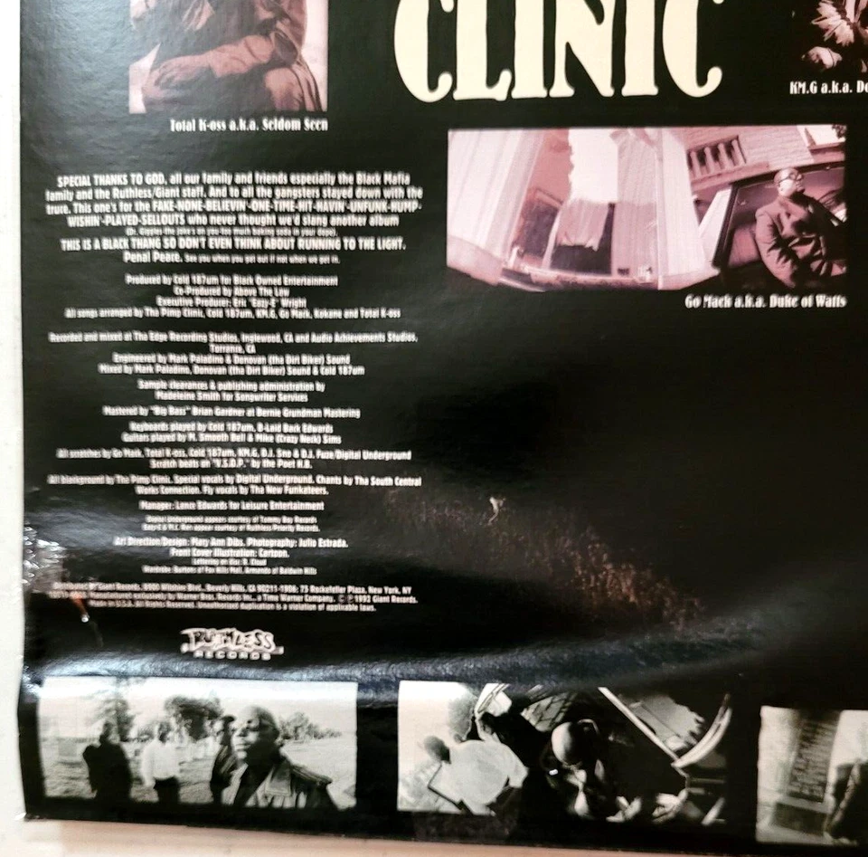 Black Mafia Life By Above The Law LP(NM)+Claws Of The Cat By Tiger(M).См. фото. - Изображение 3 из 4