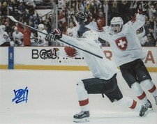 Switzerland Yannick Bruschweiler Signed Autographed 8x10 Photo COA #6