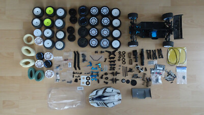 Tamiya Durga DB-01 + viele seltene Tuningteile DB-01 RR, TRF501X