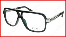 ZILLI Eyeglasses Frame Titanium Acetate Silve...