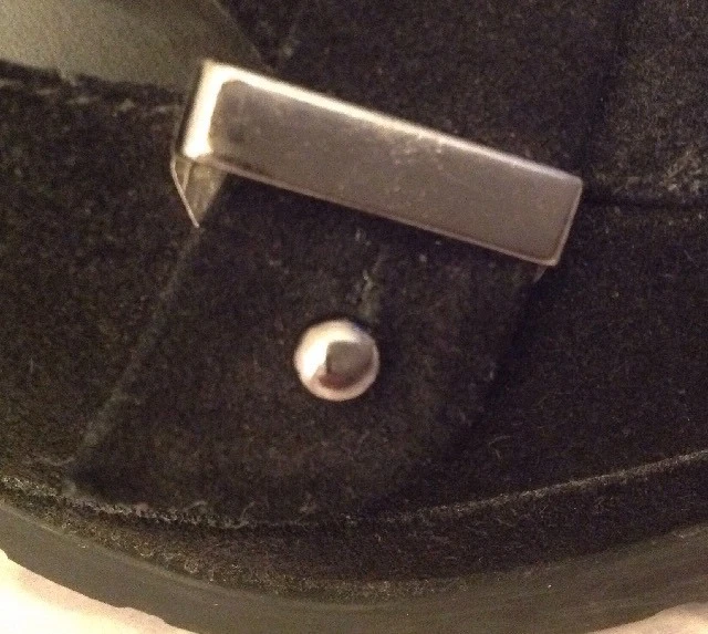 Zapatos de salón de gamuza negros 9 1/2 para mujer Foto 4 de 4