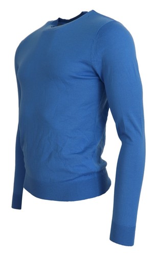 DSQUARED2 Sweater Blue Wool Long Sleeves Crewneck Pullover IT46/US36/S 540usd - Picture 2 of 8