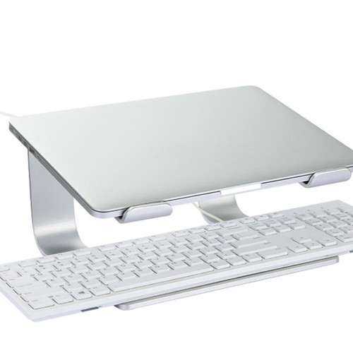 Aluminum Alloy Computer Stand Laptop Support for Office Sturdy Bracket Clear - Photo 8/12