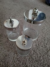 Pottery Barn Kids Nursery Lidded Jars With Animals