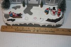 Animated MUSIC & LIGHTS Xmas HOUSE w/ SANTA & REINDEER Table Top DECOR by Eluceo — photo 9