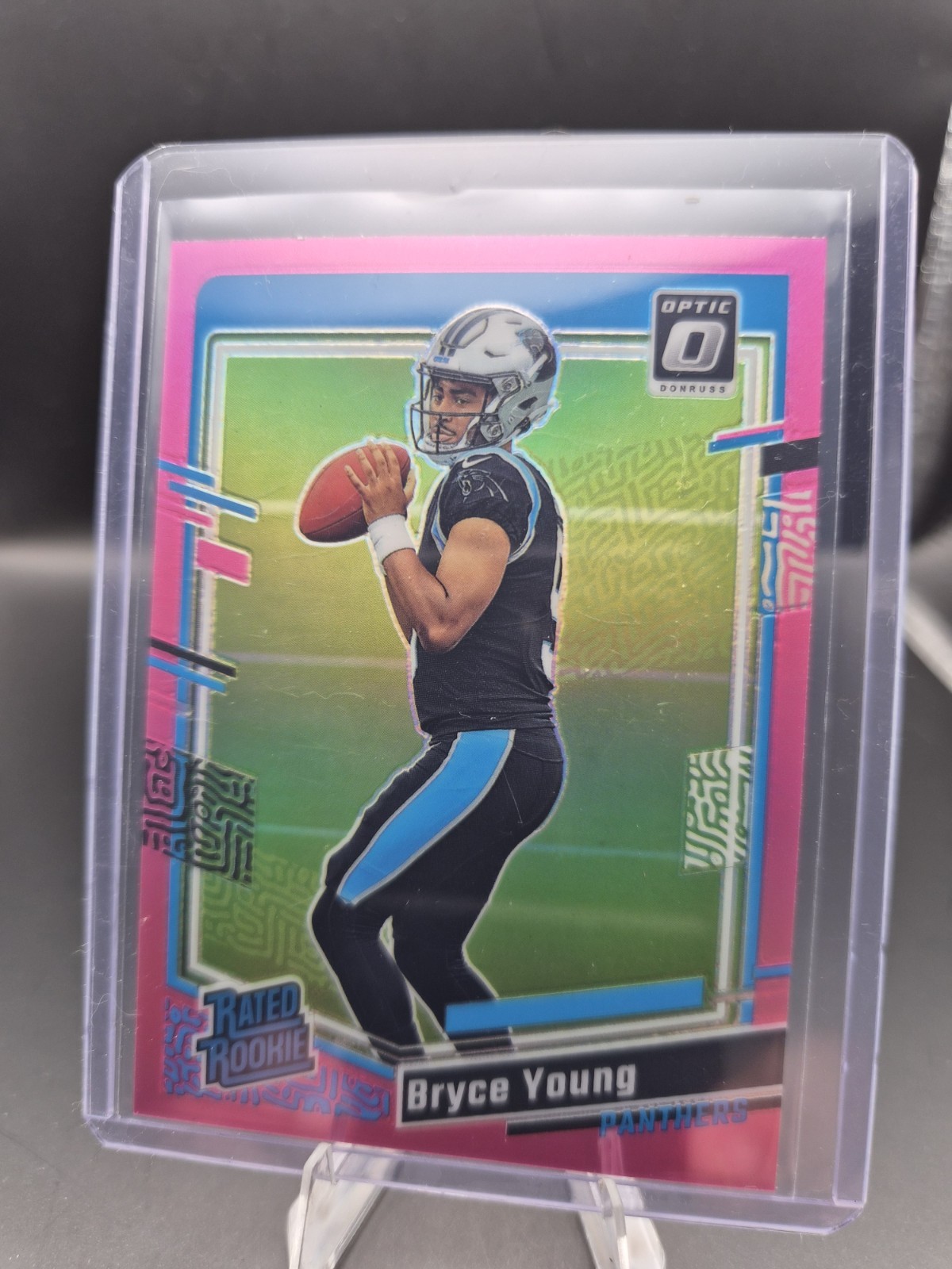 2023 Panini Donruss Optic - Rated Rookie Bryce Young #213 Pink Prizm (RC)