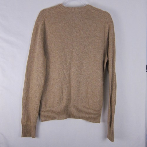 Banana Republic Sweater Small Brown Fuzzy Wool Blend Crewneck Pullover - Picture 8 of 10