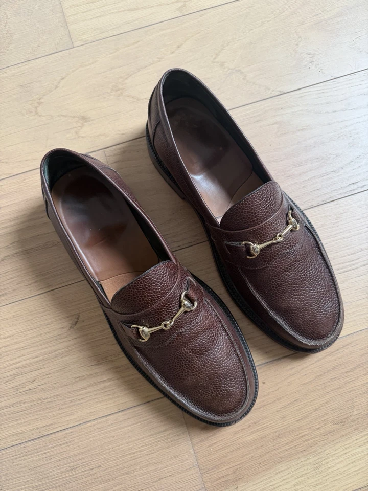 Blackstock & Weber Chocolate Horse Bit Loafers Size 12 - Image 2 of 4