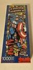 Captain America Puzzle Retro Comic Book Cover Collage 1,000 Piece Jigsaw Sealed — photo 1