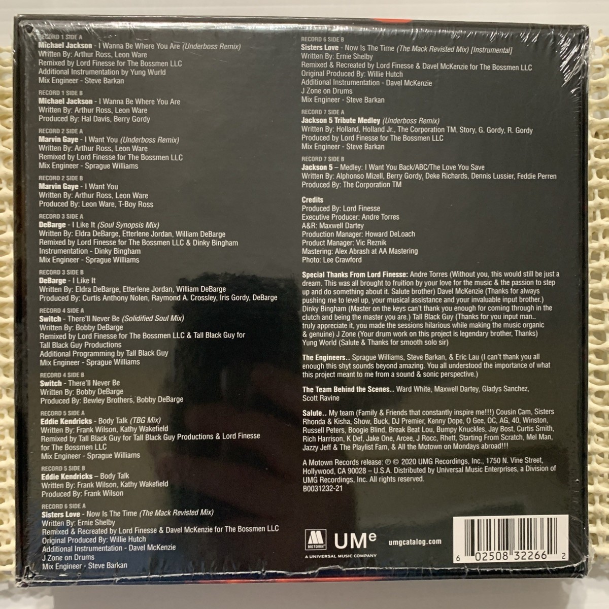 Various Artists Lord Finesse: Motown State of Mind 7” Vinyl