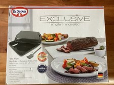 Dr. Oetke. Exclusive Emaille Bräter mit Deckel 42x34cm, Neu mit Fehler