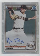 2020 Bowman Draft Chrome Picks Refractor 183/499 Nick Swiney #CDA-NS Auto 11b4