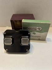 1949 SAWYER'S BAKELITE VIEW MASTER W/ ORIGINAL BOX, MANUAL  9 REELS MINT RARE