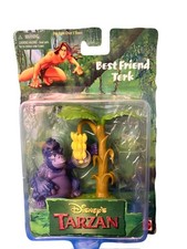Mattel Disney Tarzan and Terk Best Friend Action Figure 1999 Collectible Toy new
