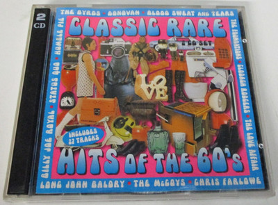Classic Rare Hits Of The 60's - Various Artists - 2 CD Set